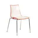 Gecko Shell Dining Stacking Chair - Orange - NWOF