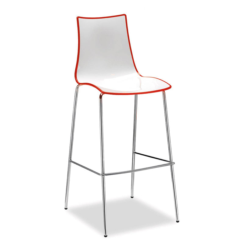Gecko Shell Dining Stacking Stool - Red - NWOF