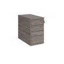Universal Desk High 3 Drawer Pedestal With Silver Handles - 800mm - NWOF