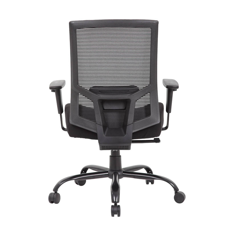 Isla Bariatric Operator Chair With Black Fabric Seat And Mesh Back - NWOF