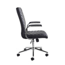 Martinez High Back Managers Chair - Black Faux Leather - NWOF