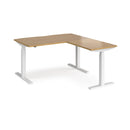 Elev8 Touch Sit-Stand Desk With 800mm Return - 1400mm - NWOF