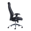 Odessa High Back Executive Chair - Black Faux Leather - NWOF