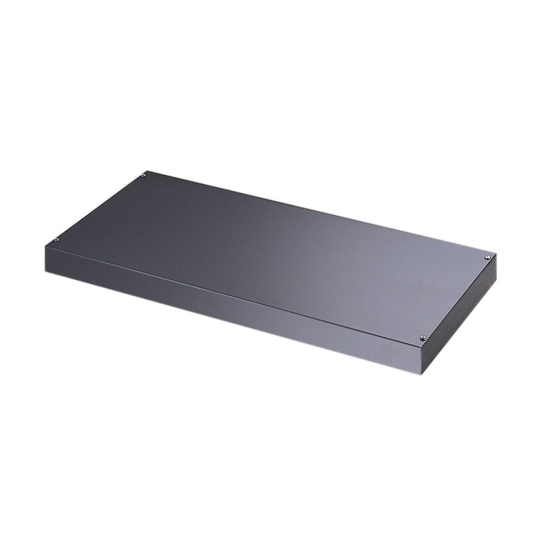 Plain Steel Shelf Internal Fitment For Wooden Systems Storage - Graphite Grey - NWOF