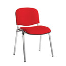 Taurus Stackable Meeting Room Chair With Chrome Frame - NWOF