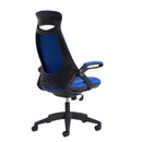 Tuscan High Back Fabric Managers Chair With Head Support - NWOF