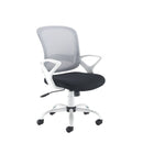 Tyler Mesh Back Operator Chair With White Frame - NWOF