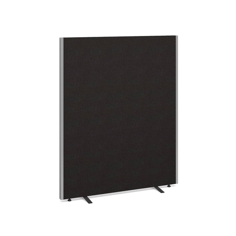 Floor Standing Fabric Screen - Charcoal - NWOF