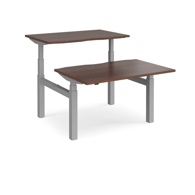 Elev8 Touch Sit-Stand Back-To-Back Desks - 1200mm - NWOF