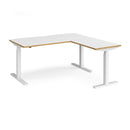 Elev8 Touch Sit-Stand Desk With 800mm Return - 1600mm - NWOF