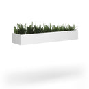 Wooden Planter 1600mm For Side-By-Side Wooden Lockers - White - NWOF