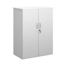 Duo Double Door Cupboard - White - NWOF