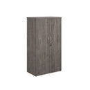 Universal Double Door Cupboard - Grey Oak - Flogit2us.com