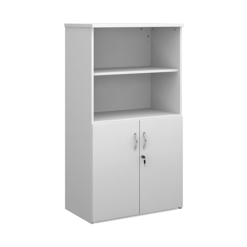 Duo Combination Unit With Open Top - White - NWOF