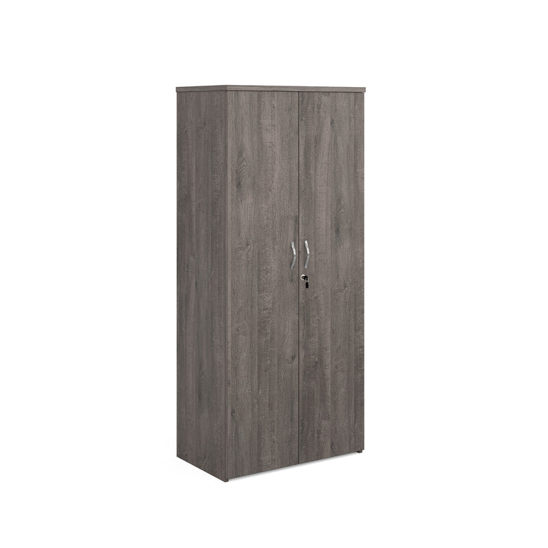 Universal Double Door Cupboard - Grey Oak - Flogit2us.com