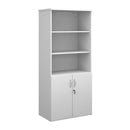 Duo Combination Unit With Open Top - White - NWOF