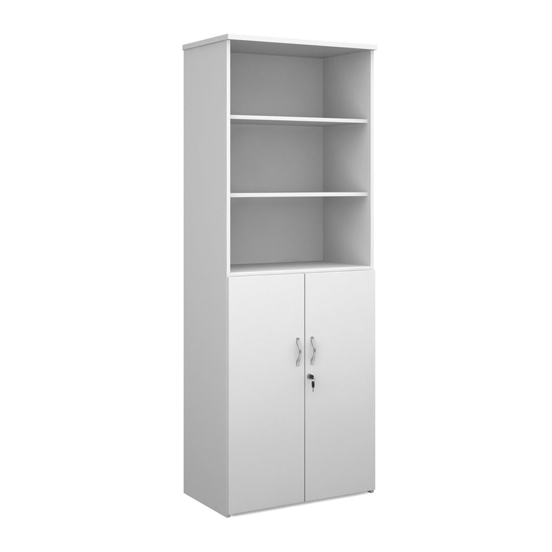 Duo Combination Unit With Open Top - White - NWOF