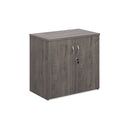 Universal Double Door Cupboard - Grey Oak - Flogit2us.com
