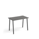 Sparta Straight Desk With A-Frame Legs - Onyx Grey - NWOF