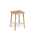 Saxon Square Poseur Worktable With 4 Oak Legs - NWOF