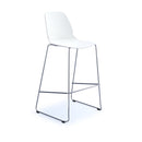 Strut Multi-Purpose Stool With Chrome Sled Frame - NWOF