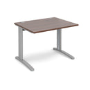 TR10 800mm Deep Straight Desk - Walnut - NWOF