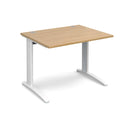 TR10 800mm Deep Straight Desk - Oak - NWOF