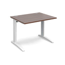 TR10 800mm Deep Straight Desk - Walnut - NWOF