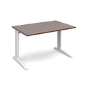 TR10 800mm Deep Straight Desk - Walnut - NWOF