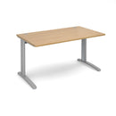 TR10 800mm Deep Straight Desk - Oak - NWOF