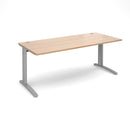 TR10 800mm Deep Straight Desk - Beech - NWOF
