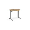 TR10 600mm Deep Straight Desk - Oak - NWOF