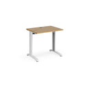 TR10 600mm Deep Straight Desk - Oak - NWOF