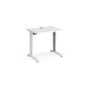 TR10 600mm Deep Straight Desk - White - NWOF