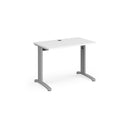 TR10 600mm Deep Straight Desk - White - NWOF
