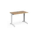 TR10 600mm Deep Straight Desk - Oak - NWOF