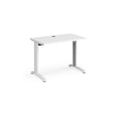 TR10 600mm Deep Straight Desk - White - NWOF