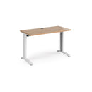 TR10 600mm Deep Straight Desk - Beech - NWOF