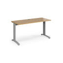 TR10 600mm Deep Straight Desk - Oak - NWOF