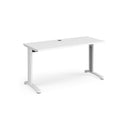 TR10 600mm Deep Straight Desk - White - NWOF