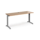 TR10 600mm Deep Straight Desk - Beech - NWOF
