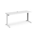 TR10 600mm Deep Straight Desk - White - NWOF