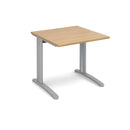 TR10 800mm Deep Straight Desk - Oak - NWOF