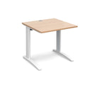 TR10 800mm Deep Straight Desk - Beech - NWOF