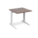 TR10 800mm Deep Straight Desk - Walnut - NWOF