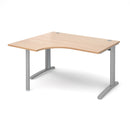 TR10 Ergonomic Desk - Beech - NWOF