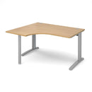 TR10 Ergonomic Desk - Oak - NWOF