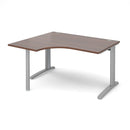 TR10 Ergonomic Desk - Walnut - NWOF