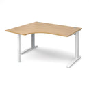 TR10 Ergonomic Desk - Oak - NWOF