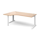 TR10 Ergonomic Desk - Beech - NWOF